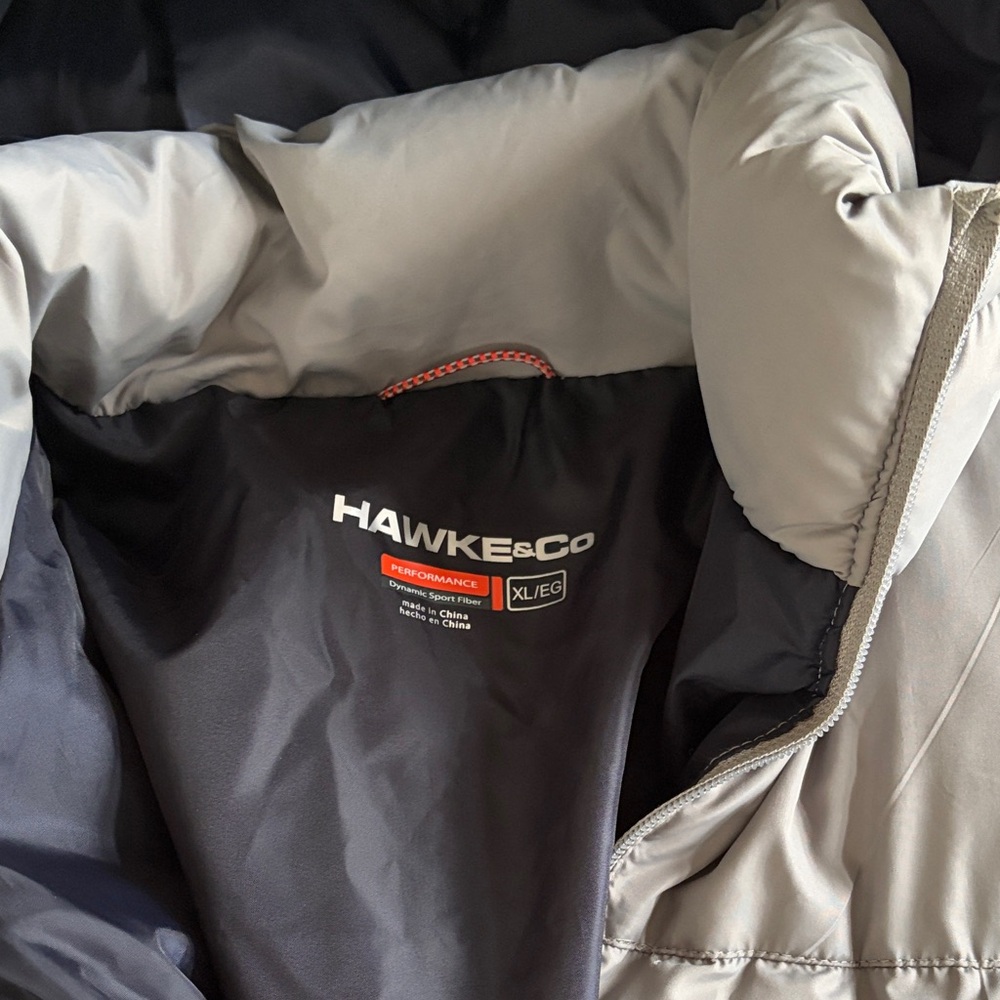 Hawke & Co Men's Two-Tone Puffer Jacket